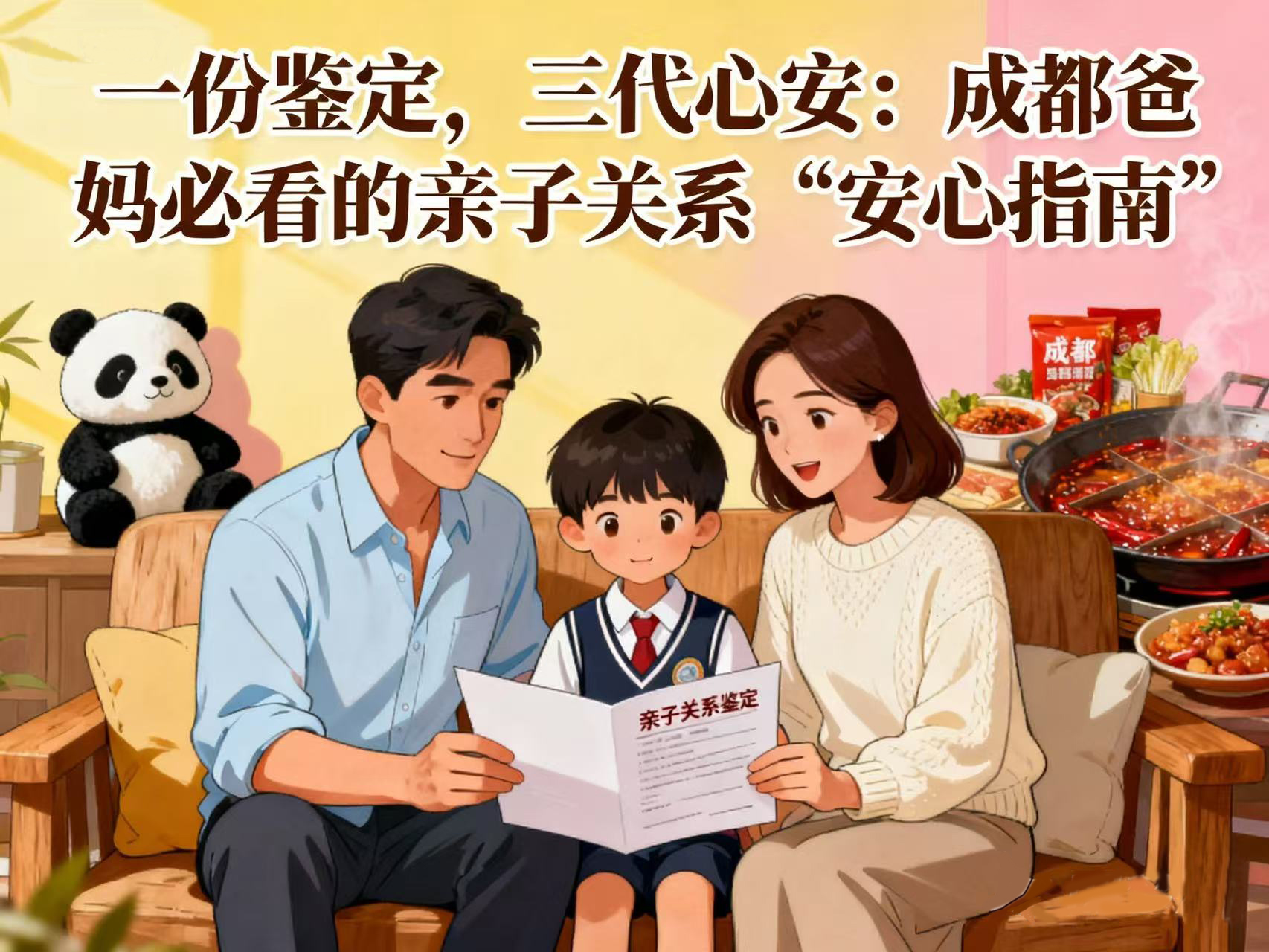 一份鉴定，三代心安：成都爸妈必看的亲子关系“安心指南”