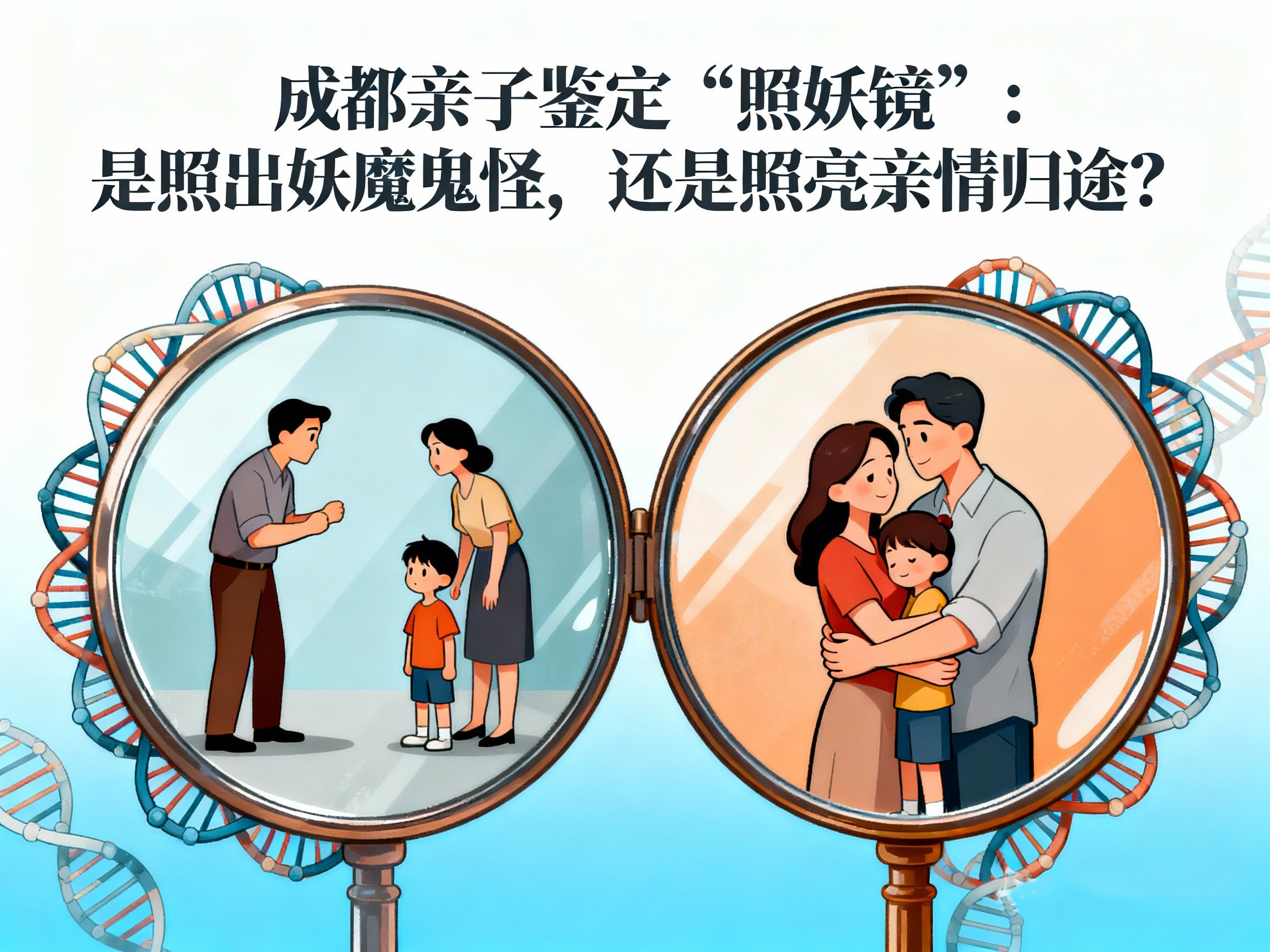 成都亲子鉴定“照妖镜”：是照出妖魔鬼怪，还是照亮亲情归途？